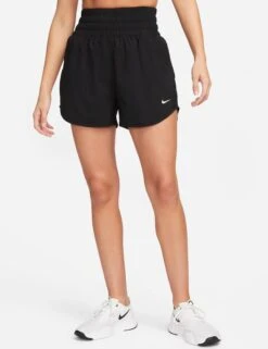 Nike One Ultra High 3" Brief-Lined Shorts - Black