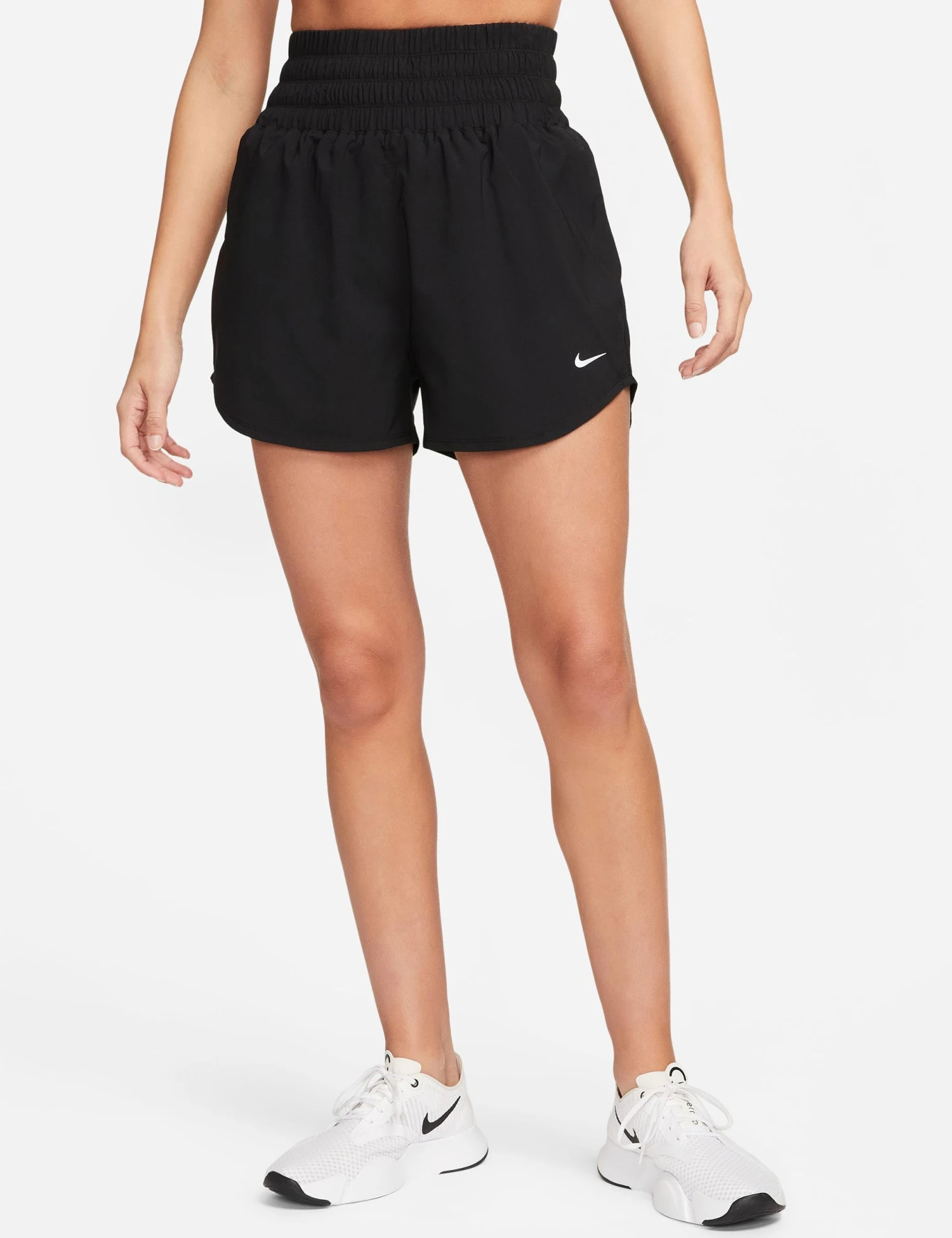 Nike One Ultra High 3" Brief-Lined Shorts - Black 1 Nike One Ultra High 3" Brief-Lined Shorts - Black