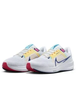 Nike Pegasus 40 Shoes - White/Deep Royal Blue/Photon Dust -Outlet Elevate Activewear Store nike pegasus 40 shoes white blue photon dust dv3854 105 4
