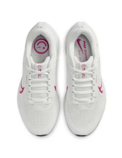 Nike Pegasus 40 Shoes - Summit White/Fireberry/Metallic Summit White -Outlet Elevate Activewear Store nike pegasus 40 shoes white fireberry fv0984 100 3