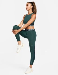 Nike Pro 7/8 Leggings - Deep Jungle/Metallic Silver 9 Nike Pro 7/8 Leggings - Deep Jungle/Metallic Silver -Outlet Elevate Activewear Store nike pro 7 8 leggings jungle silver fb5700 328 3