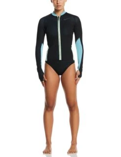 Nike Reversible Long Sleeve Zip Shirt - Black -Outlet Elevate Activewear Store nike reversible long sleeve zip shirt black nesse171 001 7