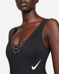 Nike Sneakerkini U-Back One Piece - Black -Outlet Elevate Activewear Store nike sneakerkini womens u back one piece swimsuit W7Txz6