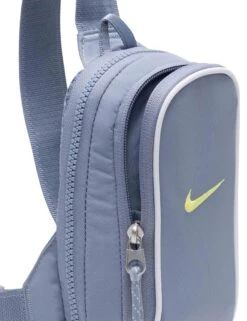 Nike Sportswear Essentials Crossbody Bag (1L) - Ashen Slate/White/Light Laser Orange -Outlet Elevate Activewear Store nike sportswear essentials crossbody bag slate white orange dj9794 493 5