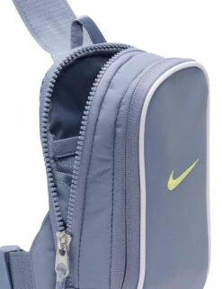 Nike Sportswear Essentials Crossbody Bag (1L) - Ashen Slate/White/Light Laser Orange -Outlet Elevate Activewear Store nike sportswear essentials crossbody bag slate white orange dj9794 493 6
