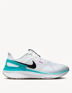 Nike Structure 25 Shoes - White/Saturn Gold/Sail/Dusty Cactus