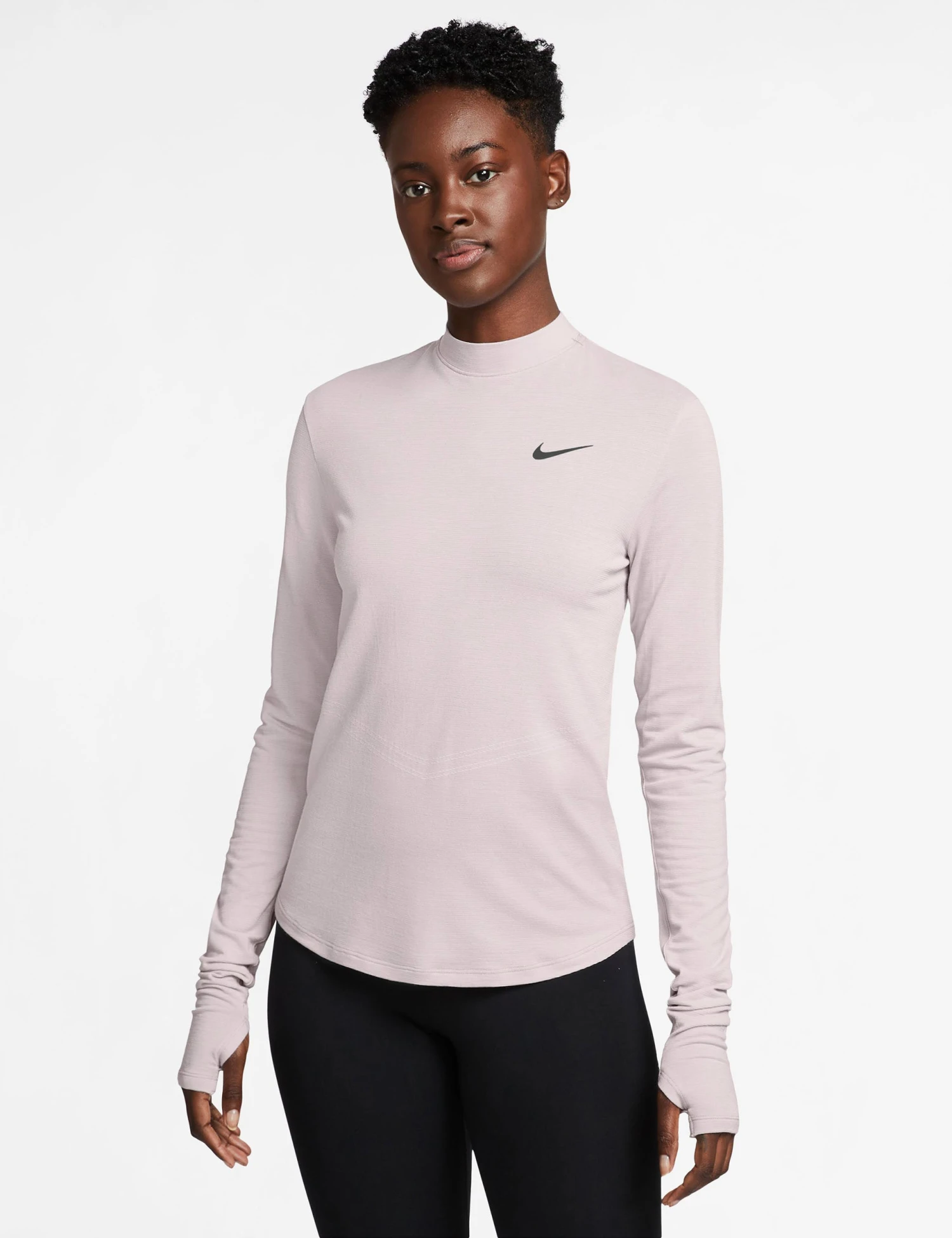 Nike Swift Wool Running Long-Sleeve Top - Platinum Violet 1 Nike Swift Wool Running Long-Sleeve Top - Platinum Violet