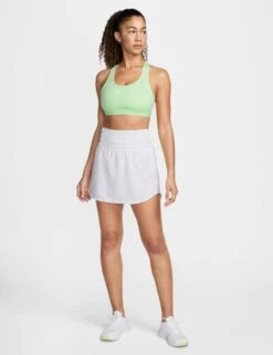 Nike Swoosh Medium Support Bra - Vapor Green/White -Outlet Elevate Activewear Store nike swoosh medium support bra green white dx6821 376 3