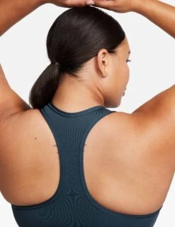 Nike Swoosh Medium Support Bra - Deep Jungle/White -Outlet Elevate Activewear Store nike swoosh medium support bra jungle white dx6821 328 3