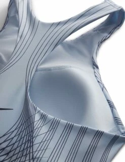 Nike Swoosh Phoenix Sports Bra - Blue Tint/Diffused Blue -Outlet Elevate Activewear Store nike swoosh phoenix sports bra blue dv9994 423 4
