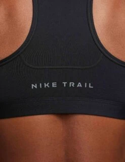 Nike Trail Swoosh On-The-Run Sports Bra - Black/Dark Smoke Grey 9 Nike Trail Swoosh On-The-Run Sports Bra - Black/Dark Smoke Grey -Outlet Elevate Activewear Store nike trail swoosh on the run sports bra black grey fn2909 010 4
