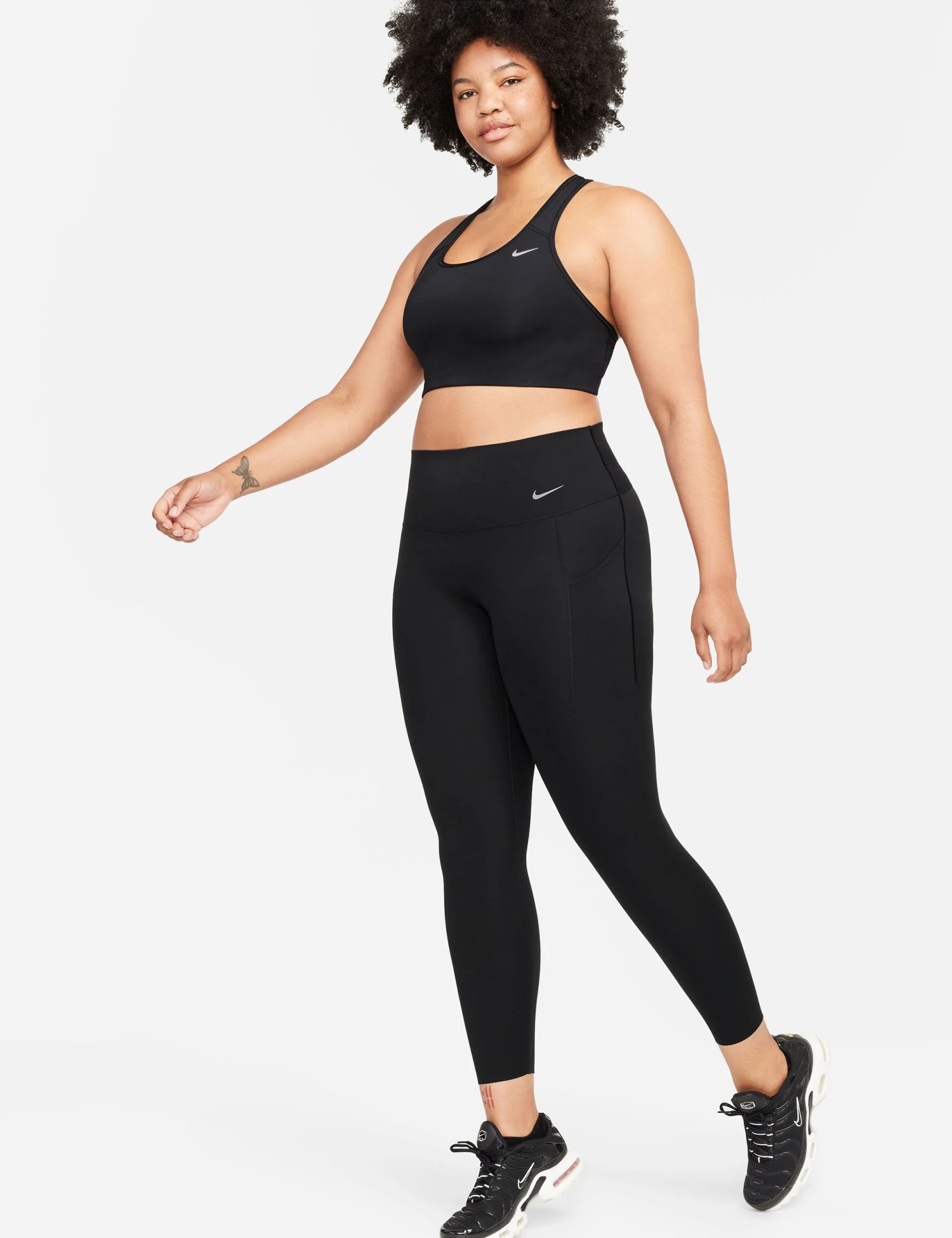 Nike Universa High Waisted 7/8 Leggings - Black 7 Nike Universa High Waisted 7/8 Leggings - Black - Image 7
