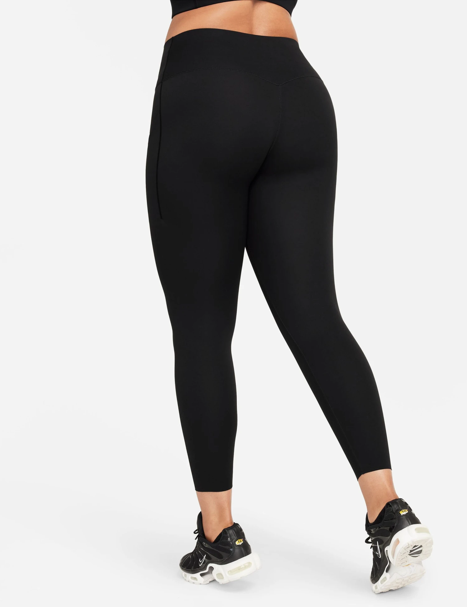 Nike Universa High Waisted 7/8 Leggings - Black 2 Nike Universa High Waisted 7/8 Leggings - Black - Image 2