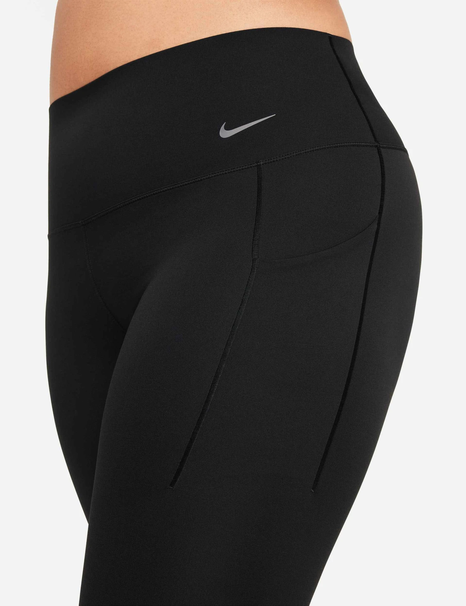 Nike Universa High Waisted 7/8 Leggings - Black 3 Nike Universa High Waisted 7/8 Leggings - Black - Image 3