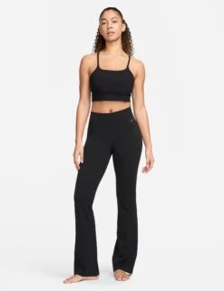 Nike Zenvy High Waisted Flared Leggings - Black -Outlet Elevate Activewear Store nike zenvy high waisted flared leggings black fv7921 010 3