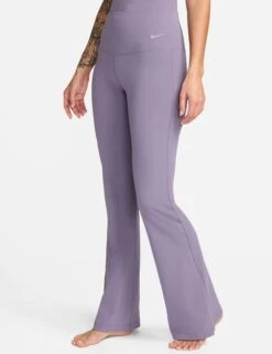 Nike Zenvy High Waisted Flared Leggings - Daybreak/Black