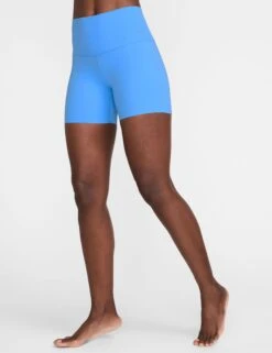 Nike Zenvy High Waisted 5" Biker Shorts - University Blue -Outlet Elevate Activewear Store nike zenvy hw 5in biker shorts university blue fn3156 412 1