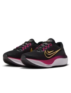 Nike Zoom Fly 5 Shoes - Black/White/Fireberry/Metallic Gold -Outlet Elevate Activewear Store nike zoom fly 5 shoes black white fireberry gold dm8974 004 4