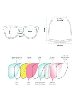 Goodr Flamingos On A Booze Cruise - Pink -Outlet Elevate Activewear Store og reflective info