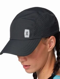 On Running Lightweight Cap Black -Outlet Elevate Activewear Store on running lightweight cap black 301 00048 5