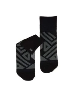 On Running Mid Sock - Black/Shadow