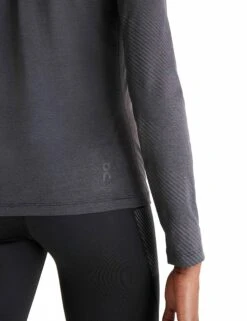 On Running Performance Long-T Lumos - Black/Iron -Outlet Elevate Activewear Store on running w performance long t lumos black iron 1WD30061242 3