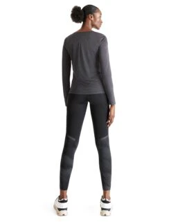 On Running Performance Long-T Lumos - Black/Iron -Outlet Elevate Activewear Store on running w performance long t lumos black iron 1WD30061242 6