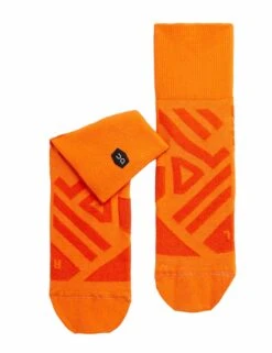 On Running Performance Mid Sock - Flame/Spice