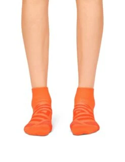 On Running Performance Mid Sock - Flame/Spice -Outlet Elevate Activewear Store on running w performance mid sock flame spice 355 01669 4