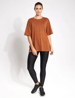 Puma Fit Oversized Tee - Teak -Outlet Elevate Activewear Store puma WOMEN S GRAPHIC OVERSIZED PUMA FIT TEE 52511581 Teak 0013