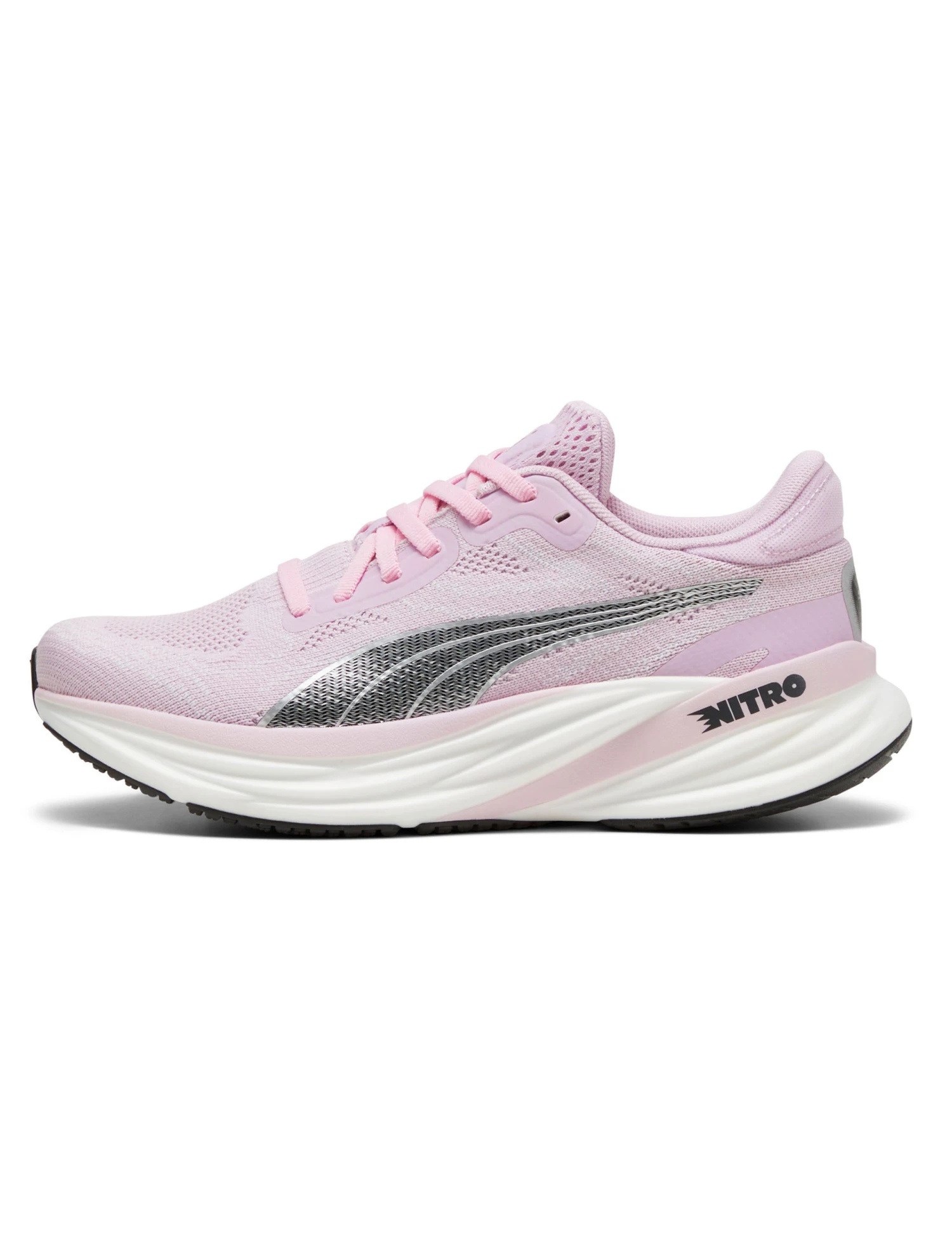 Puma Magnify NITRO 2 Shoes - Grape Mist/Black/Silver 2 Puma Magnify NITRO 2 Shoes - Grape Mist/Black/Silver - Image 2