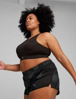 Puma PWR Ultraform Graphic Bra - Black 10 Puma PWR Ultraform Graphic Bra - Black -Outlet Elevate Activewear Store puma pwr ultraform graphic bra black 525051 01l 1