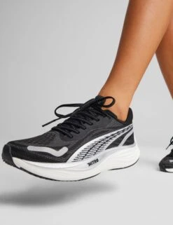 Puma Velocity NITRO 3 Shoes - Black/Silver/White 9 Puma Velocity NITRO 3 Shoes - Black/Silver/White -Outlet Elevate Activewear Store puma velocity nitro 3 shoes black silver white 377749 01 7