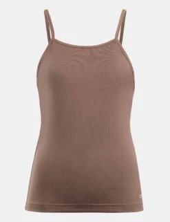 Reebok Active Collective Chill+ Dreamblend Tank Top - Utility Brown -Outlet Elevate Activewear Store reebok active collective chill dreamblend tank top utility brown 100076313 2