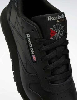 Reebok Classic Leather Shoes - Core Black/Pure Grey 5 -Outlet Elevate Activewear Store reebok classic leather shoes black grey 100008497 3