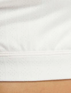 Reebok Classics Retro Court Light Workout Bra - Chalk -Outlet Elevate Activewear Store reebok classics retro court light workout bra chalk 100075524 3