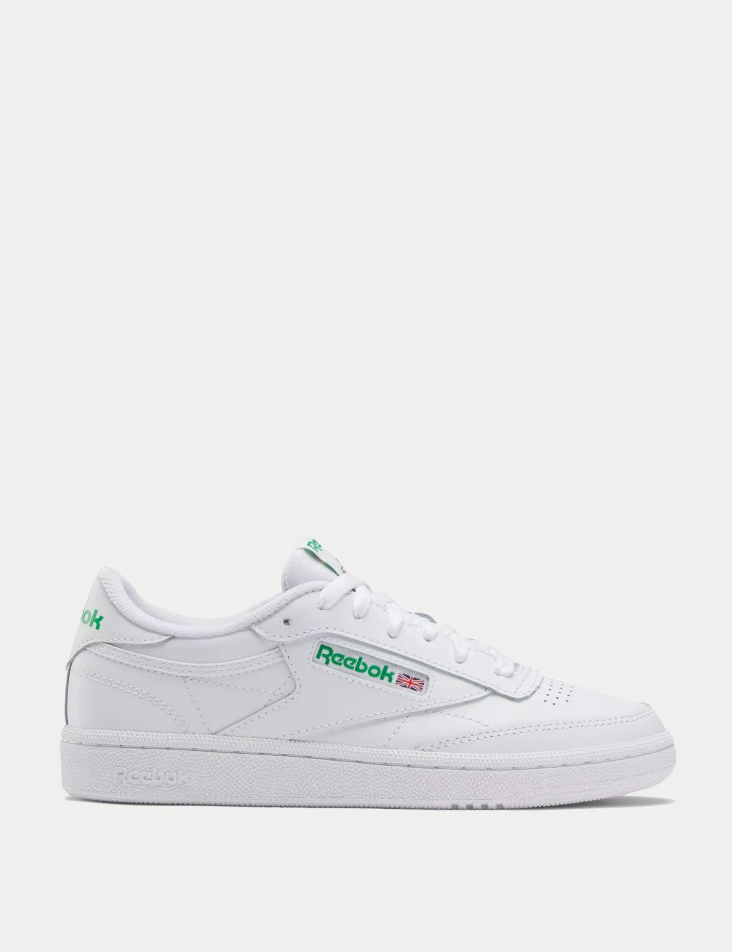 Reebok Club C 85 Shoes - Cloud White/Glen Green 1 Reebok Club C 85 Shoes - Cloud White/Glen Green