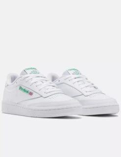 Reebok Club C 85 Shoes - Cloud White/Glen Green 6 Reebok Club C 85 Shoes - Cloud White/Glen Green -Outlet Elevate Activewear Store reebok club c 85 shoes white green 100033933 2