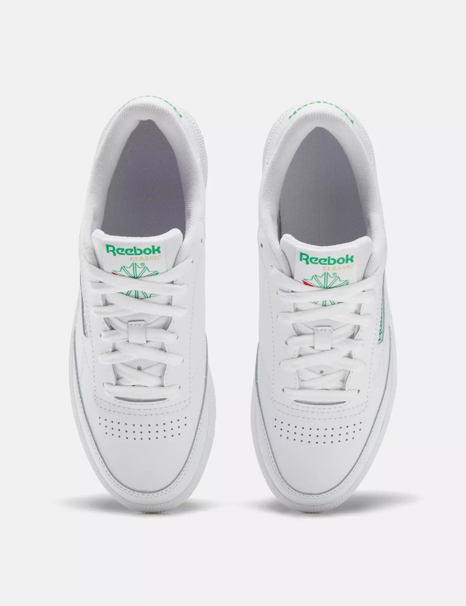 Reebok Club C 85 Shoes - Cloud White/Glen Green 4 Reebok Club C 85 Shoes - Cloud White/Glen Green - Image 4