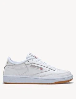 Reebok Club C 85 Shoes - White/Light Grey/Gum