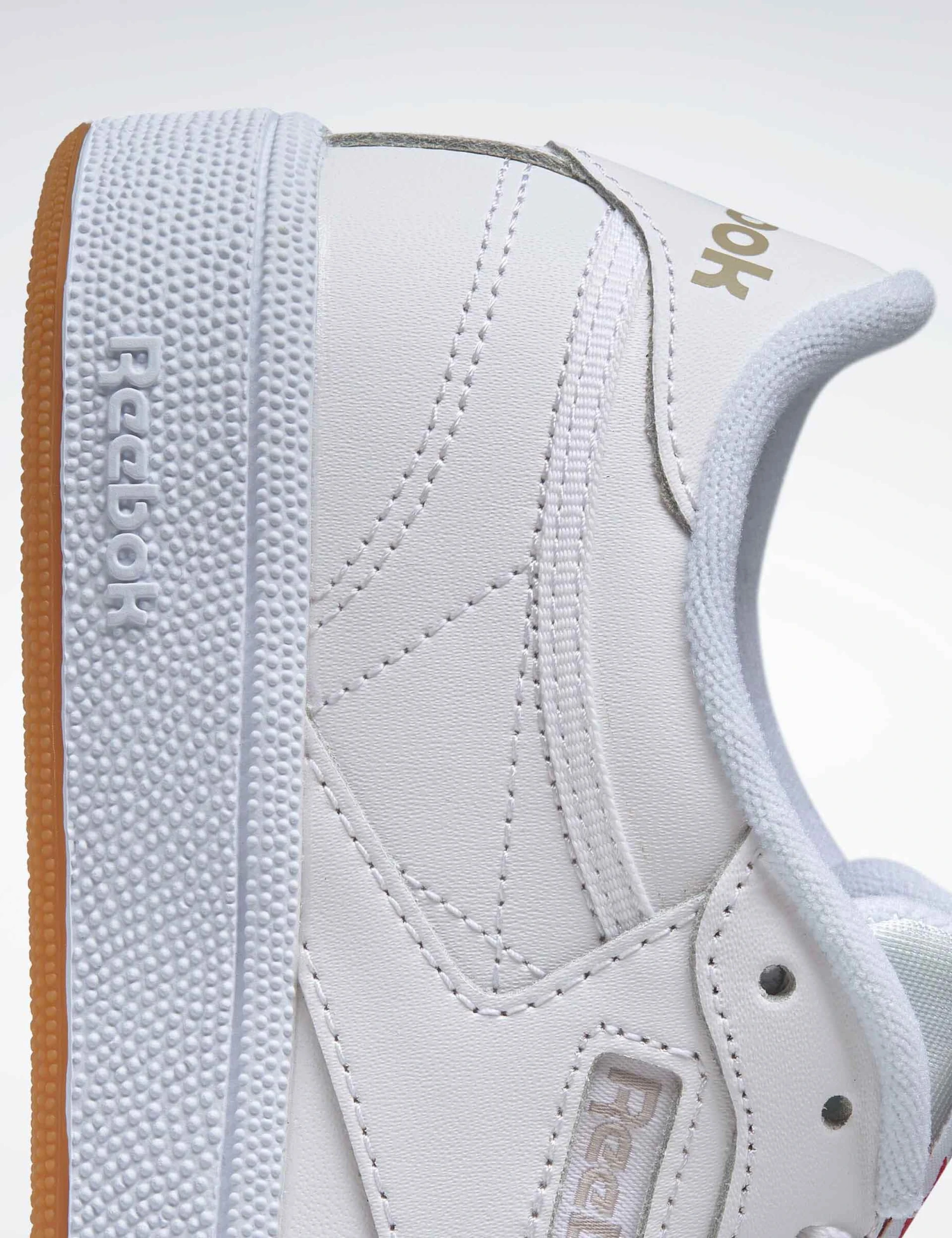 Reebok Club C 85 Shoes - White/Light Grey/Gum 6 Reebok Club C 85 Shoes - White/Light Grey/Gum - Image 6