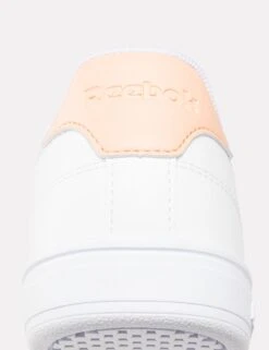 Reebok Court Clean Sneakers - Cloud White/Peach Glow/Blush -Outlet Elevate Activewear Store reebok court clean sneakers cloud white peach glow blush 100074378 7
