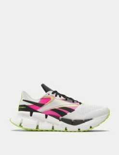 Reebok FloatZig 1 Shoes - Chalk/Black/Laser Pink
