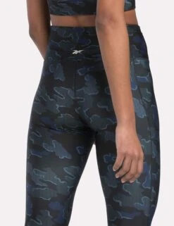 Reebok ID Train Camo Leggings - Black -Outlet Elevate Activewear Store reebok id train camo leggings black 100075419 4