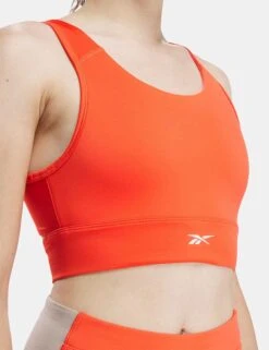 Reebok ID Train High-Support Bra - Dynamic Red -Outlet Elevate Activewear Store reebok id train high support bra dynamic red 100076027 4