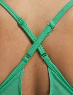Reebok Lux Strappy Sports Bra - Sport Green 7 Reebok Lux Strappy Sports Bra - Sport Green -Outlet Elevate Activewear Store reebok lux strappy sports bra sport green 100076177 4