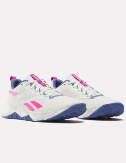 Reebok NFX Shoes - Chalk/Stepurple/Laser Pink -Outlet Elevate Activewear Store reebok nfx shoes chalk stepurple laser pink 100202117 3