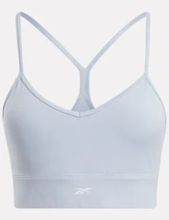 Reebok Workout Ready Sports Bra - Pale Blue -Outlet Elevate Activewear Store reebok workout ready sports bra pale blue 100076256 2