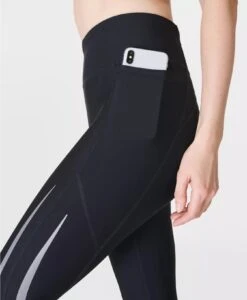 Sweaty Betty Zero Gravity 7/8 Illuminate Run Legging - Black 9 Sweaty Betty Zero Gravity 7/8 Illuminate Run Legging - Black -Outlet Elevate Activewear Store sb9103 black 78length 5