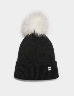 Sweaty Betty Ribbed Knit Beanie Black